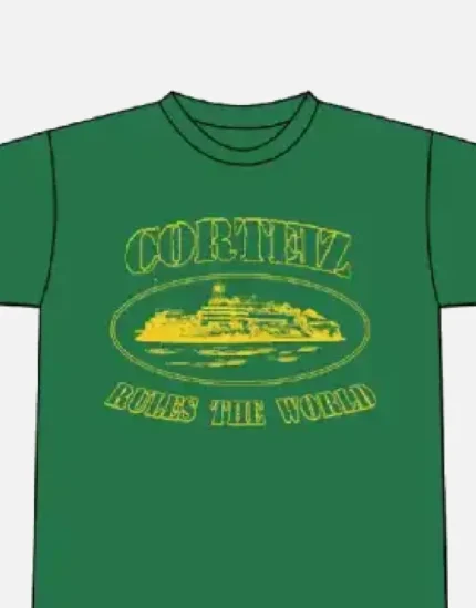 Corteiz 2019 OG Alcatraz T Shirt Forest Gree 1.webp