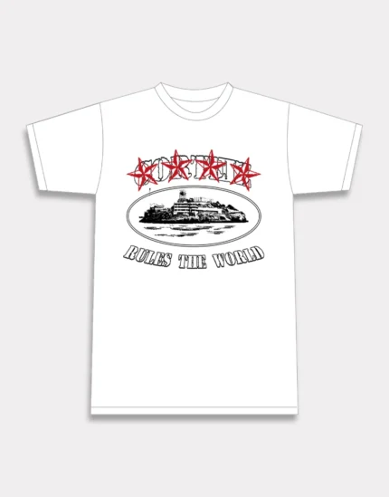 Corteiz 4 Starz Alcatraz T Shirt White 4.webp