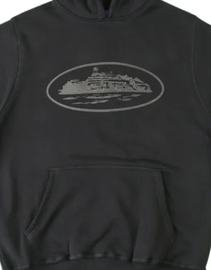 Corteiz Alcatraz Hoodie Black 1.webp