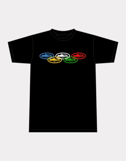 Corteiz Alcatraz Olympic T Shirt Black 2.webp