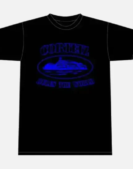 Corteiz Alcatraz T Shirt BlackBlue 1.webp