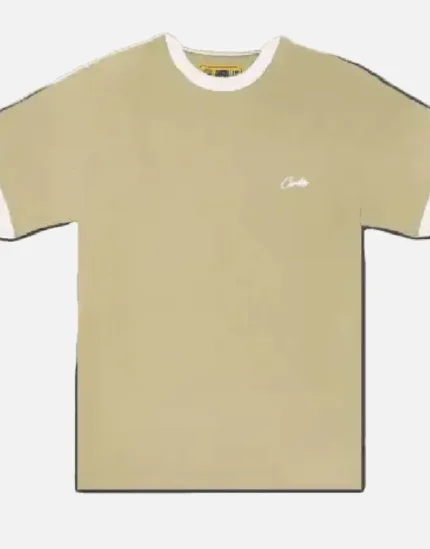 Corteiz Allstarz Ribbed T Shirt In Light Khaki 1.webp