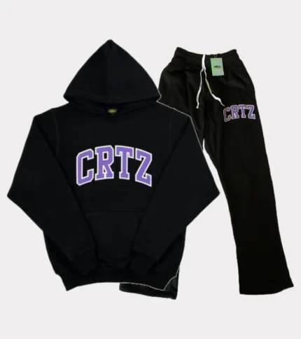 Corteiz Dropout Tracksuit BlackPurple 3.webp