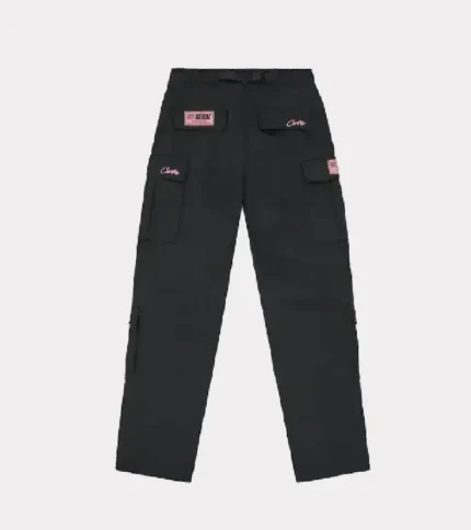 Corteiz Guerillaz Cargo Pant BlackPink 1.webp